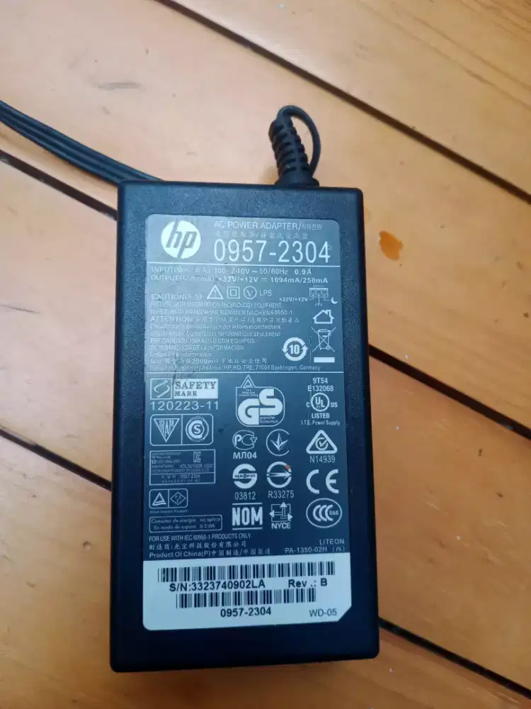 Adaptor/Charger printer HP ORI  Jaksel