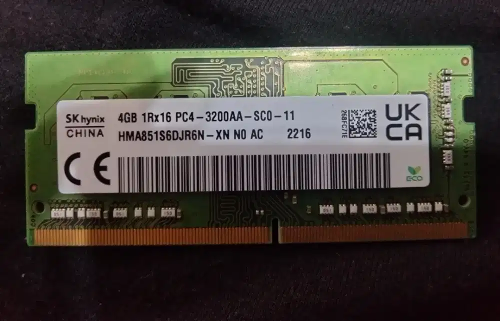 Memori Laptop SODIMM DDR4 @4GB PC 3200