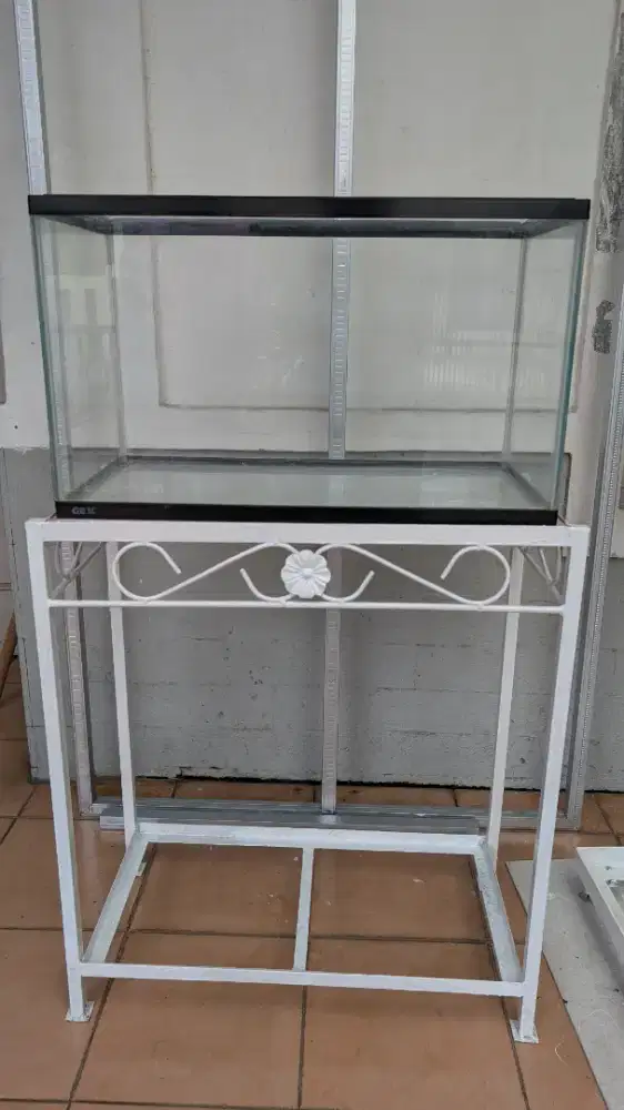 Aquarium GEX plus rak 2 tingkat