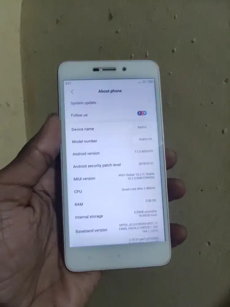 Redmi 4A FULL ORIAN 2/16