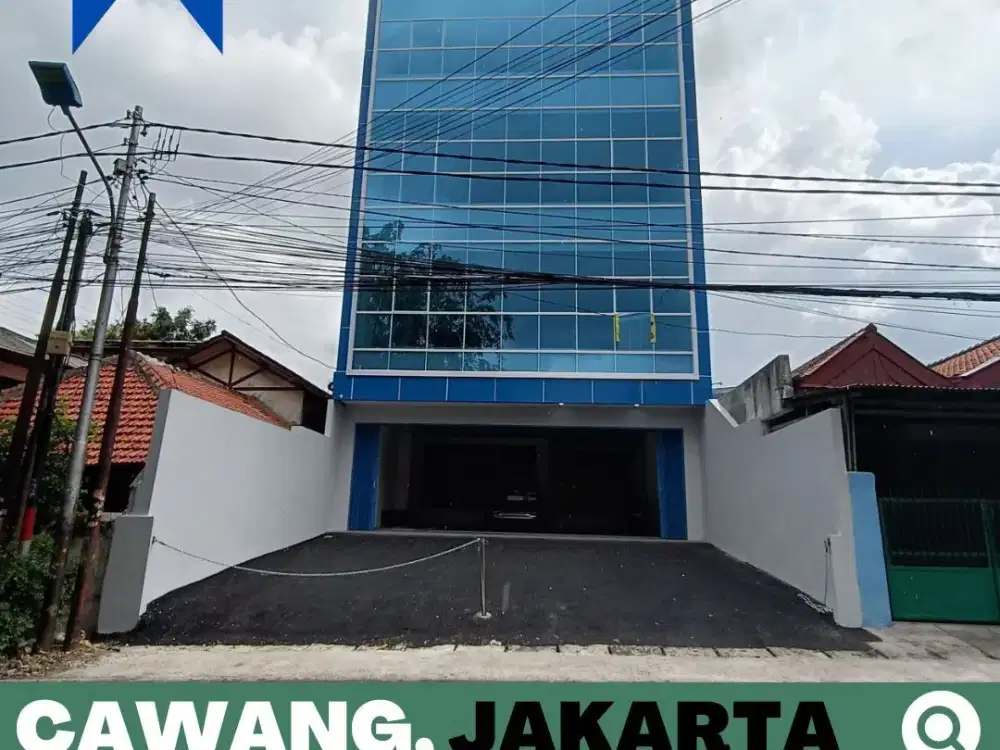 Gedung Kantor Baru, dijual Murah 4,5 Lantai, Cawang, Jakarta Timur