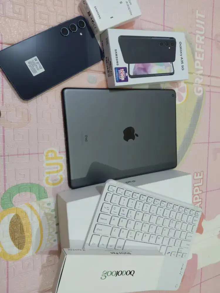 Ipad gen 9 + hp  samsung a 35