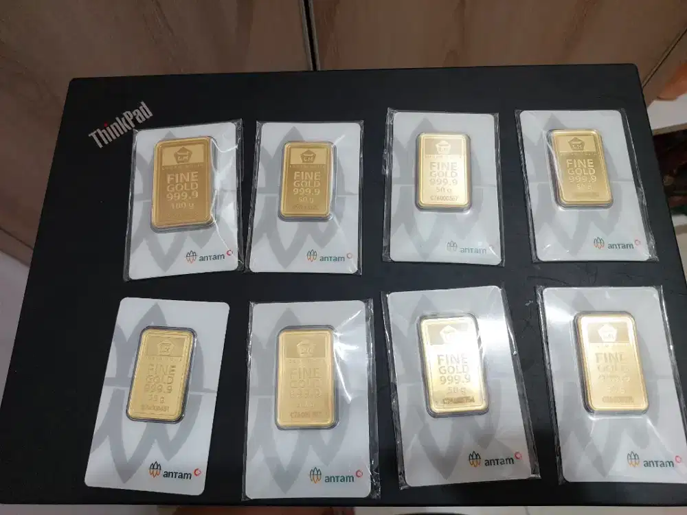 EMAS ANTAM 2026 100gr 50gr MULUS LENGKAP