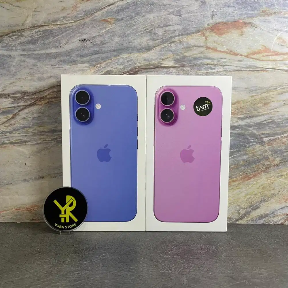 New Apple iPhone 16 128GB Garansi Resmi 12 bulan!