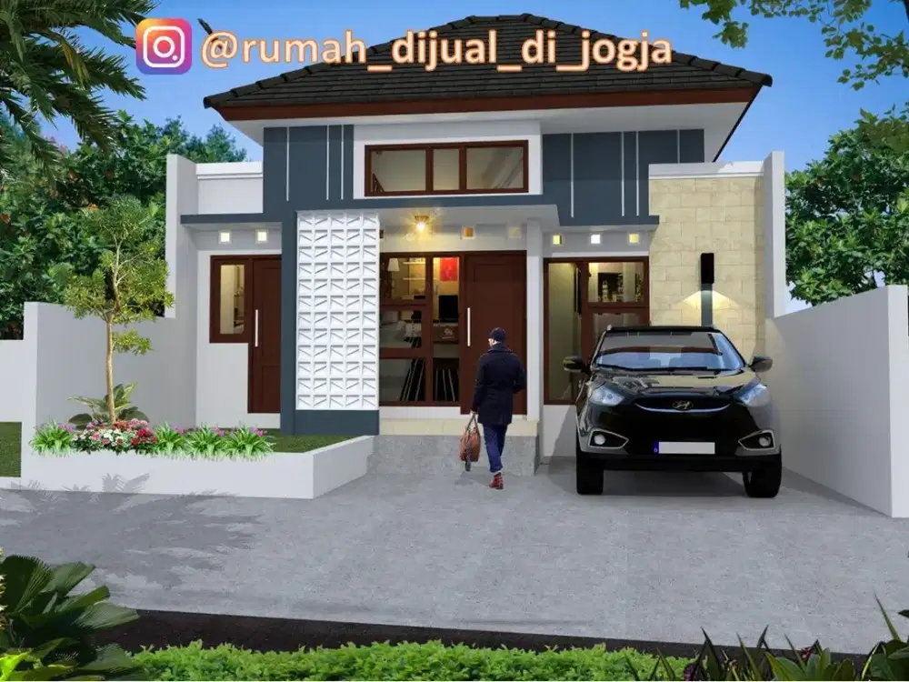 Rumah dekat Kota Jogja di Jl Wonosari KM 12 Piyungan Pinggir Aspal Siap Bangun