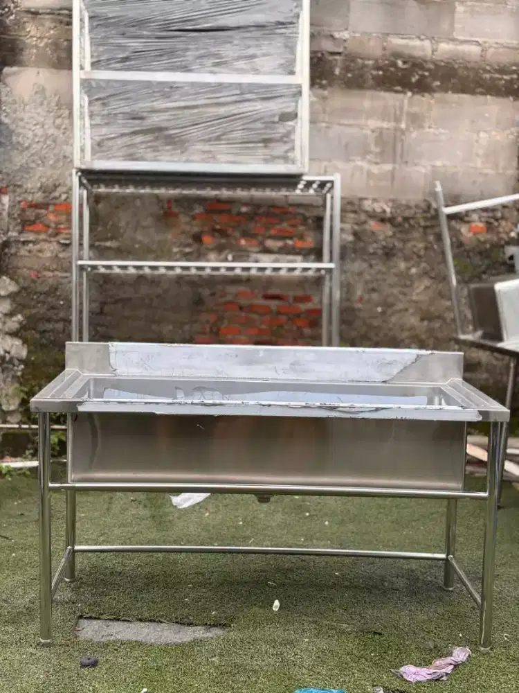 Sink 1 lubang jumbo / pot sink (e)

Ukuran 150x70x85