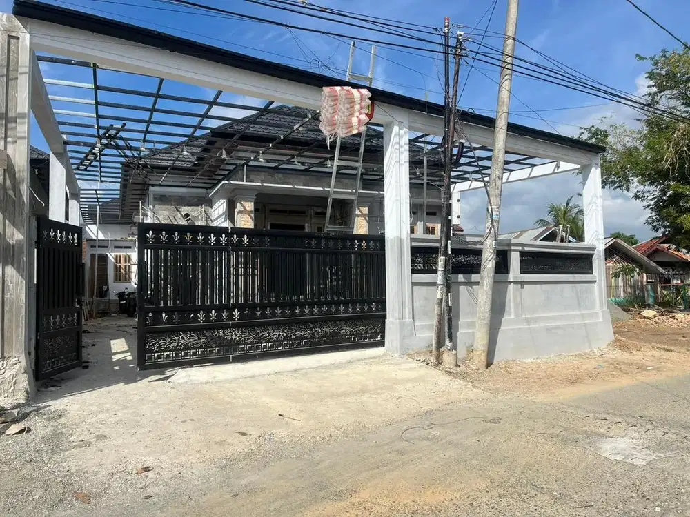 Rmh minimalis type 180/271.M.lgkp pagar sorong+kanopi gp lhongcut