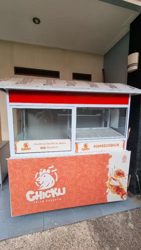 Dijual Gerobak Fried Chicken Mulus