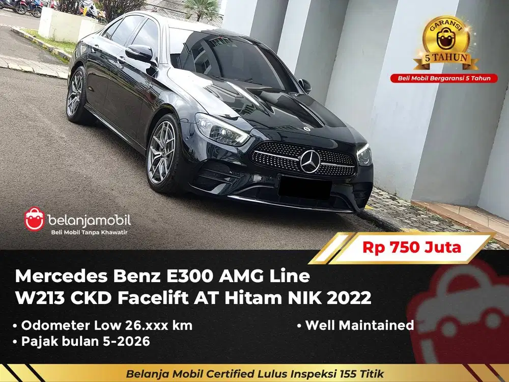 [ GARANSI 5TH ] Mercedes Benz Mercy E 300 E300 AMG W213 2022/2023