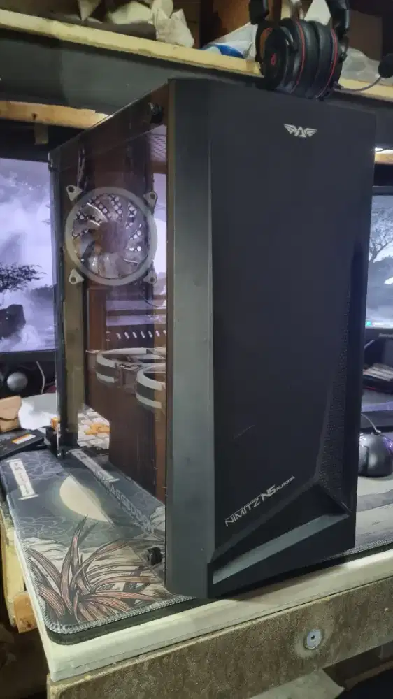 Casing CPU case CPU PC Case  Armageddon Nimitz N5 Black