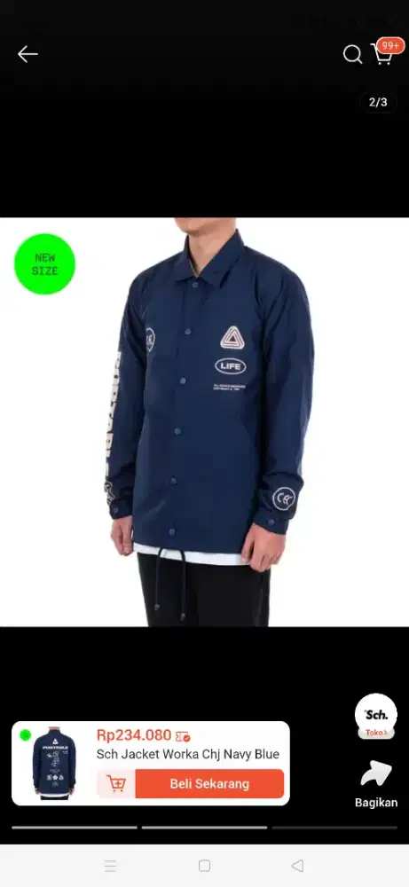 Jaket CJ SCH sz M Navy