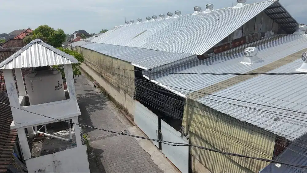 Disewakan Gudang luas 902 m2 Lokasi Strategis Imam Bonjol Denpasar