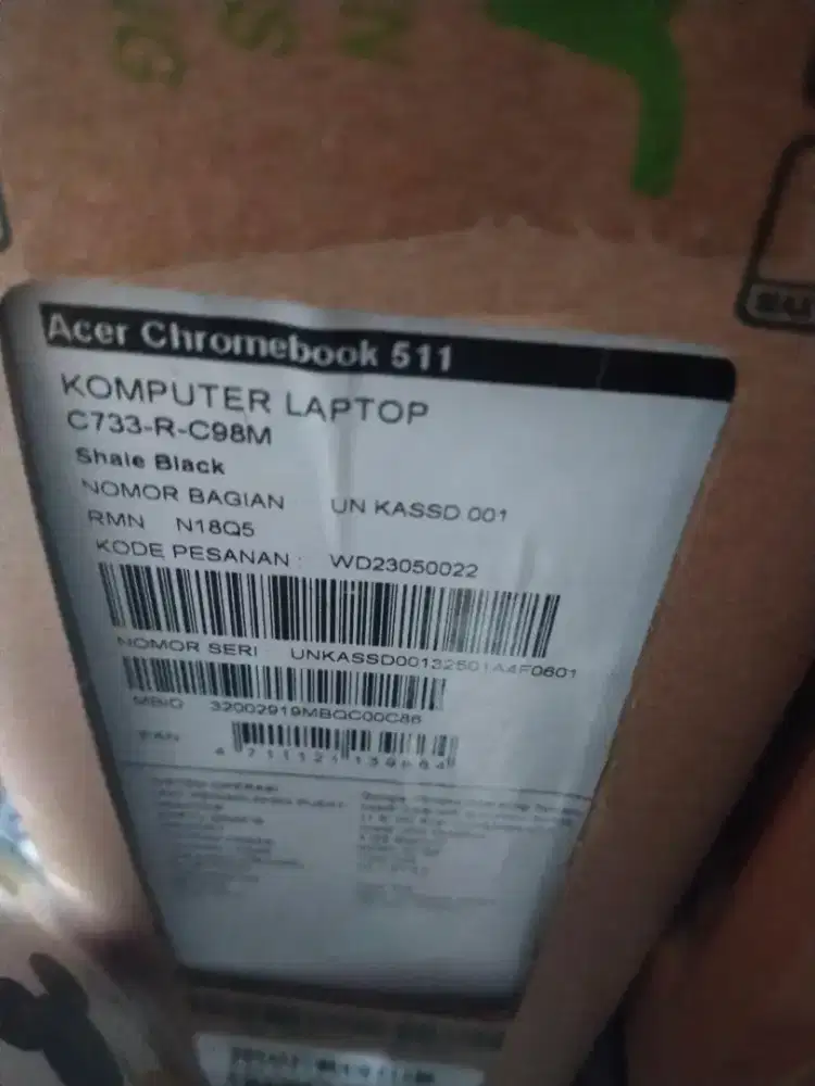 Chromebook merek acer