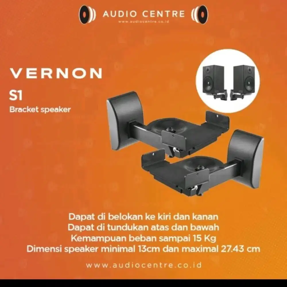 Vernon S1 bracket speaker tembok ( wall mount) baru 100%