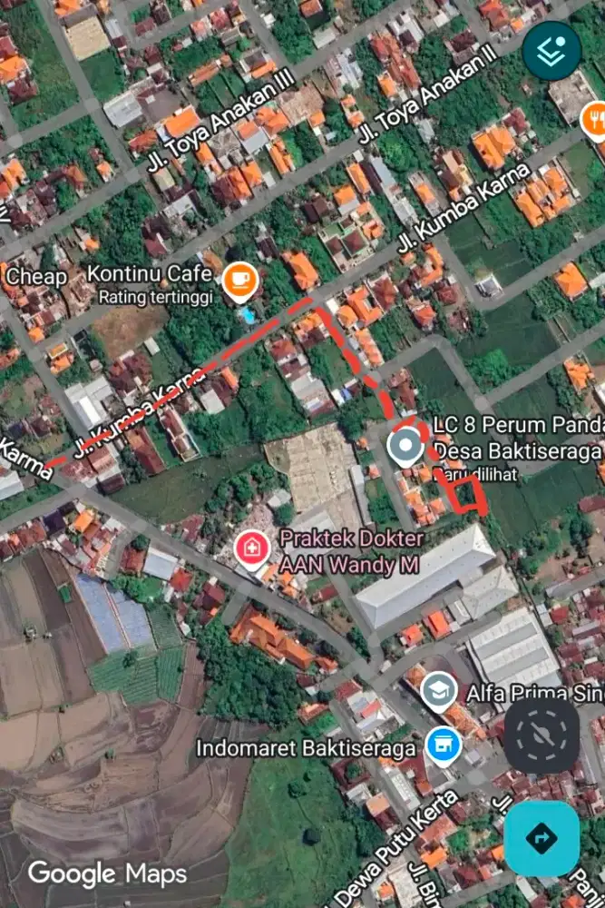 Tanah di baktiseraga singaraja LC 8