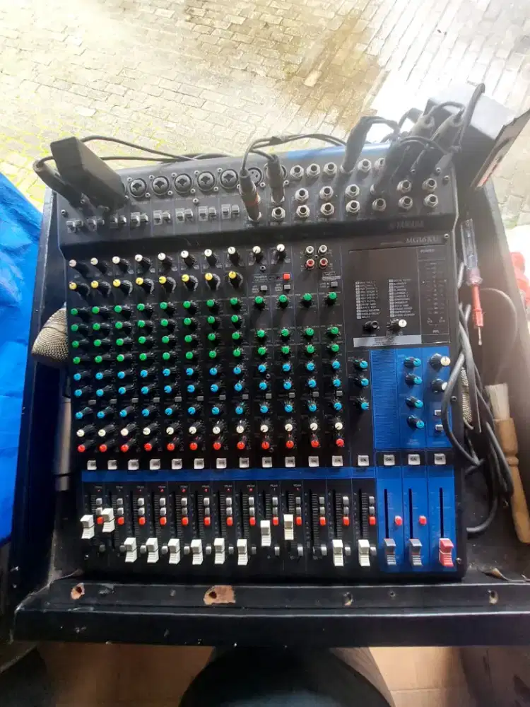 Mixcer Yamaha MG 16 Xu dan power Thunder jual cpt