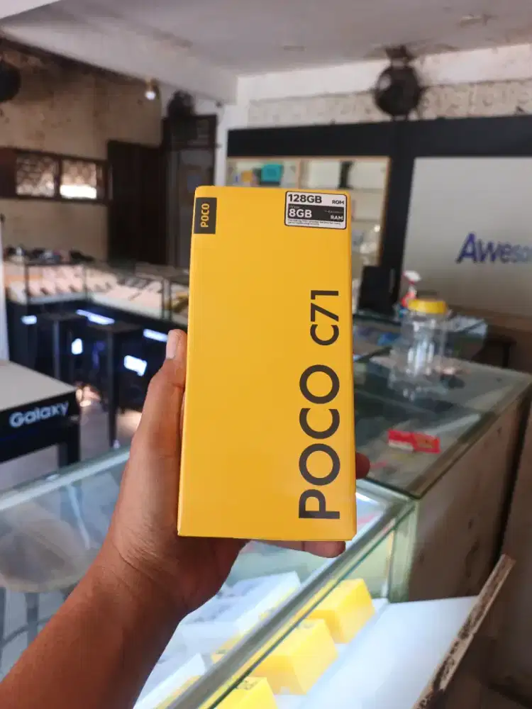 Berminat silahkan WA Poco C71 4+4/128 Garansi resmi 15bln