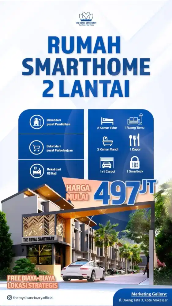 Rumah Smart home 400jtaan