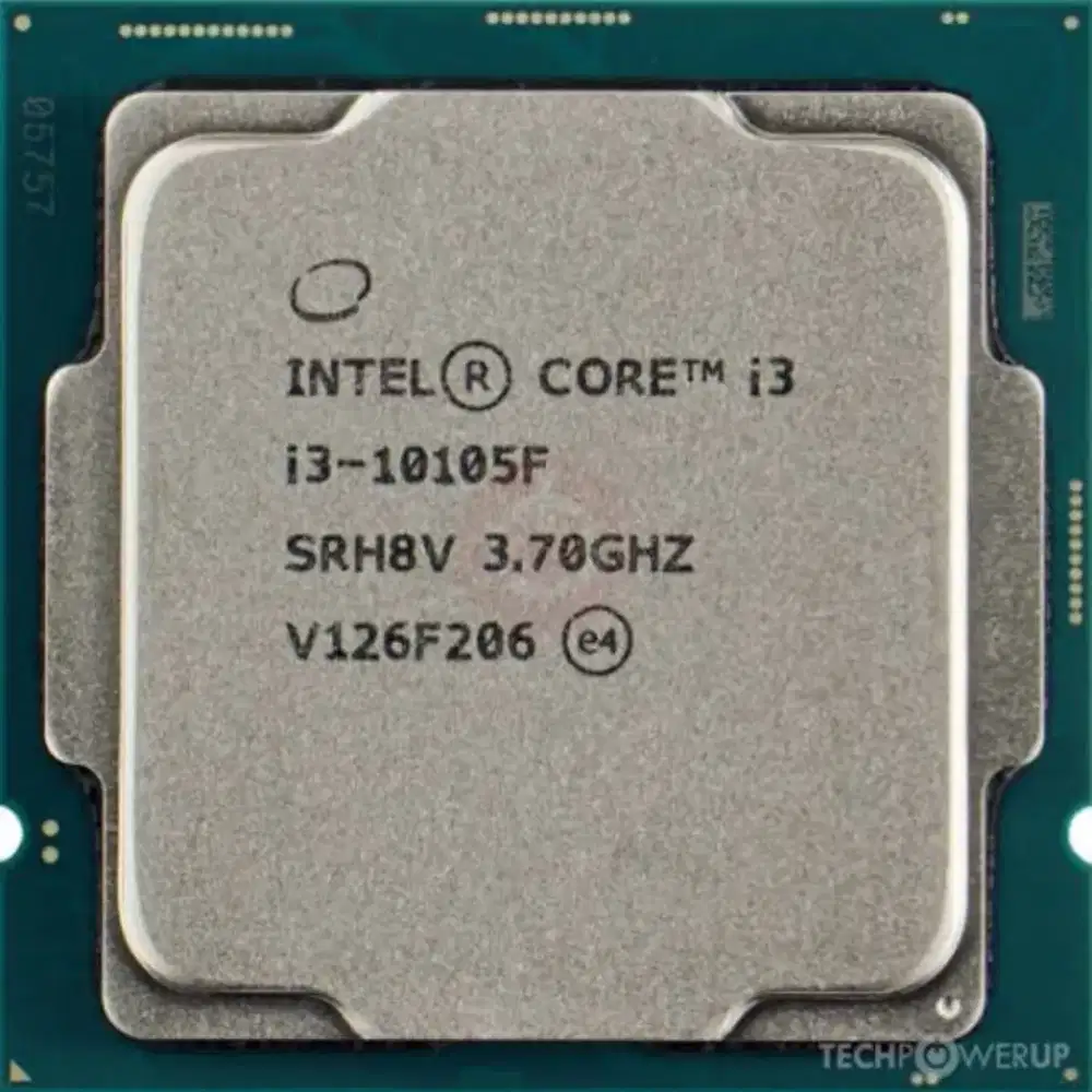 CPU prosesor desktop Intel Core i3-10105F gen 10 3.7G comet lake tray