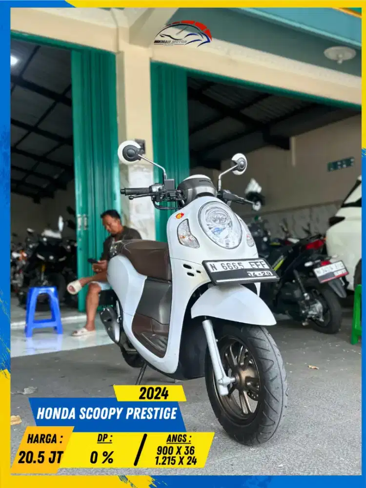 HONDA SCOOPY PRESTIGE 2024 SIAP ANGKUT LURR HIKMAH MOTOR KEPUH MALANG