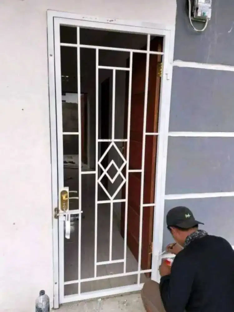 Tralis, Railing, Tangga, Pagar, Atap Baja, Kanopi Canopy, Kitchen Set