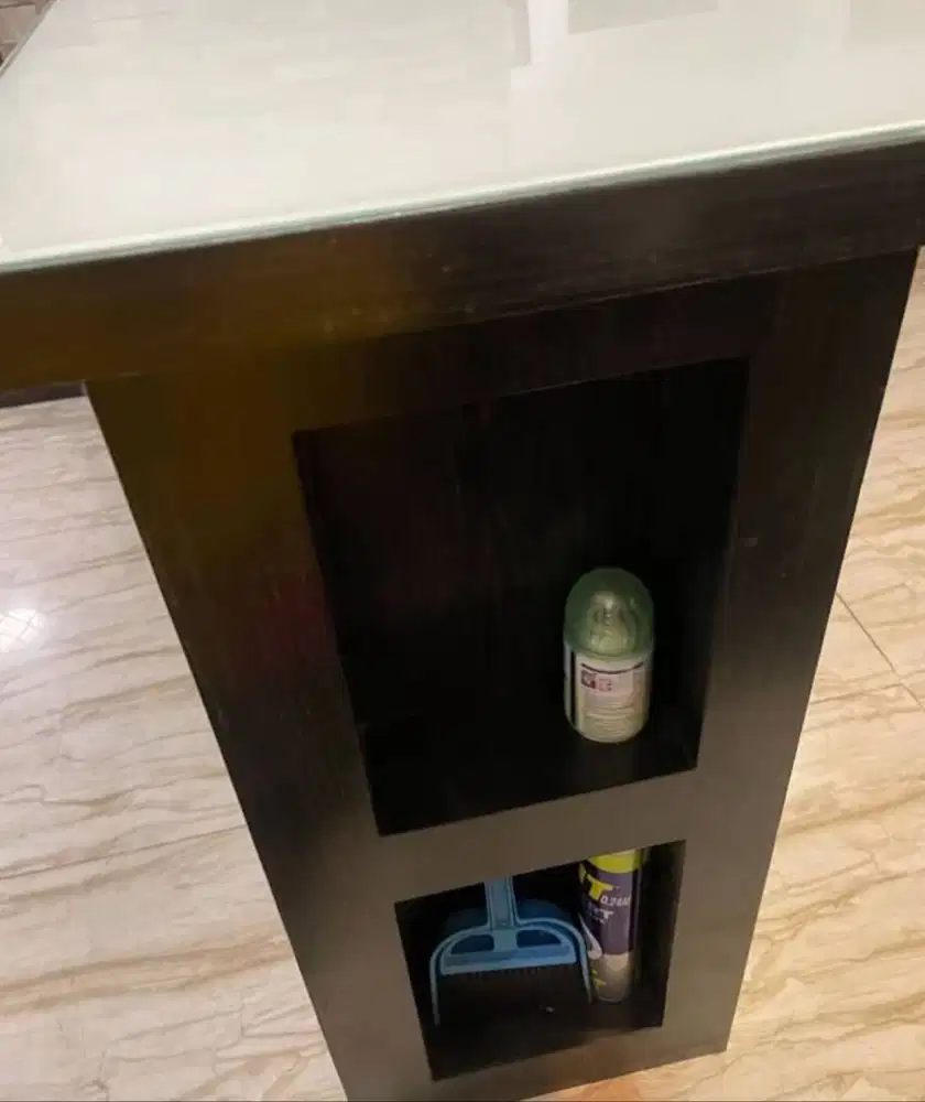 MEJA BAR DAPUR KITCHEN MEJA PENYIMPANAN RAK PIRING