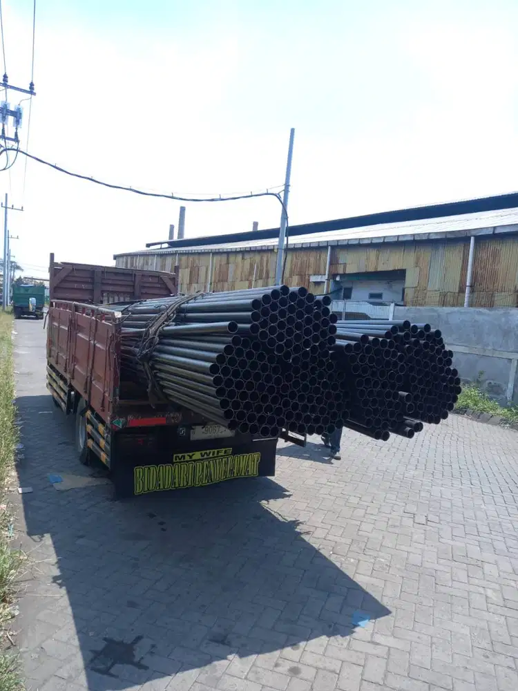Pipa Besi Surabaya hitam gas air galvanis seamless welded med sch 40