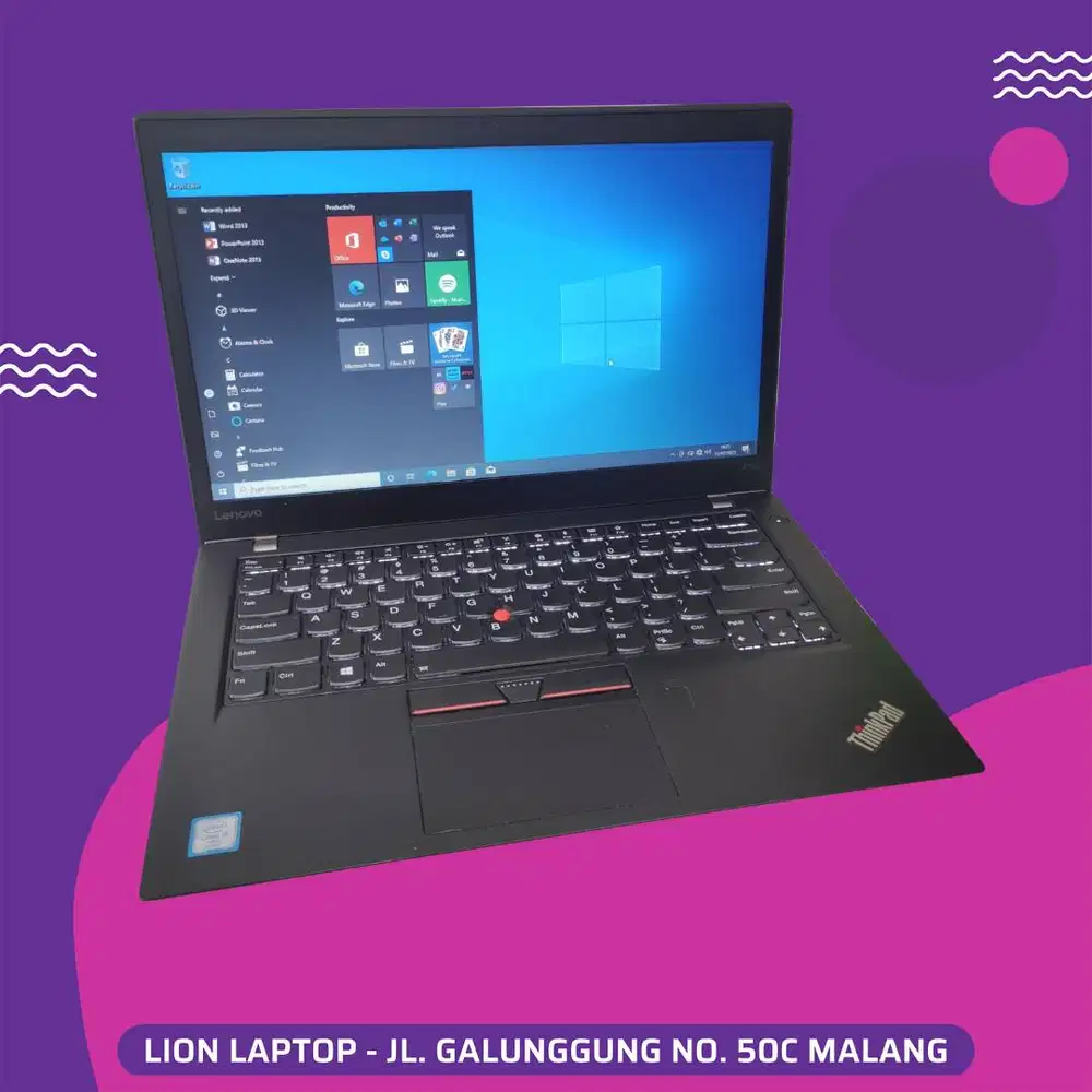 RAM 8GB SSD 256GB Core i7 SLIM Lenovo Thinkpad T470s [19|01]