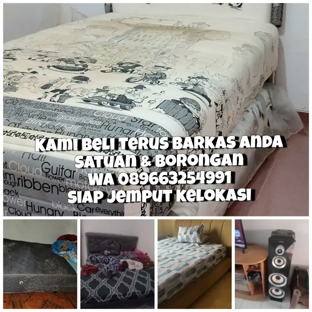 Kami Beli terus Barkas Springbed, Kasur busa & Elektro bekas anda