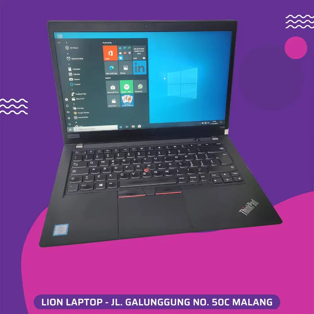 RAM 16GB i5 Gen 8 SSD 256GB Lenovo Thinkpad T490 [19|01]