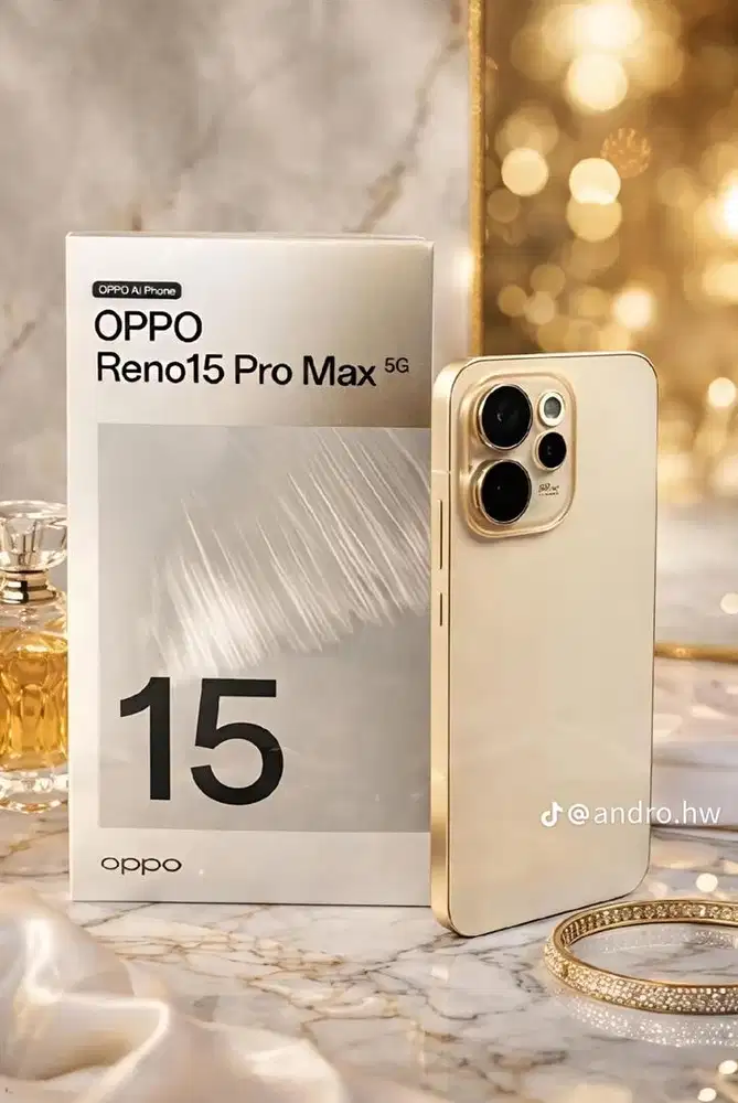 OPPO RENO 15 PROMAX PRE ORDER SEKARANG DP 200RB BENEFIT 4,5JT