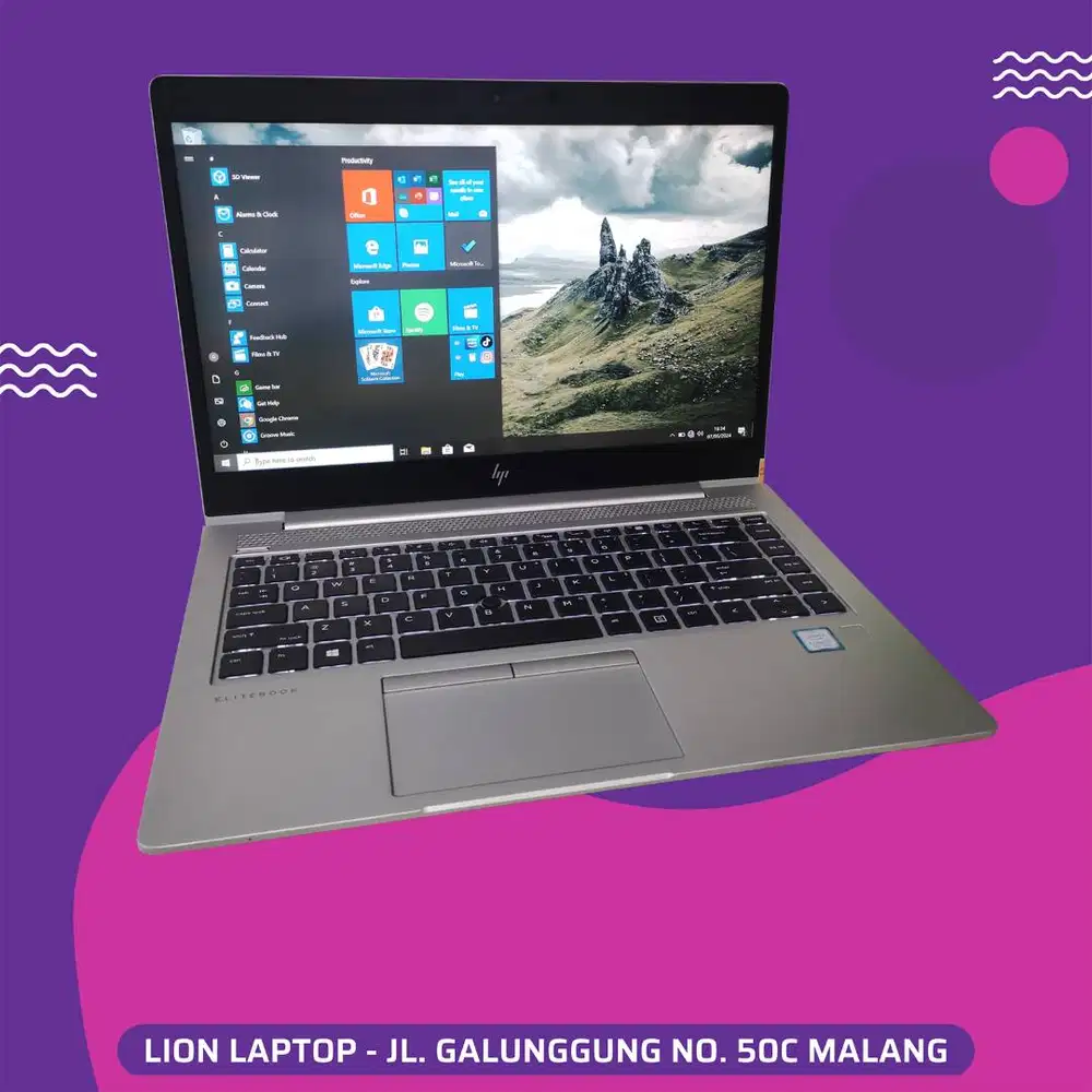 Core i5 Gen 8 RAM 8GB SSD 256GB HP Elitebook 840 G5 [19|01]