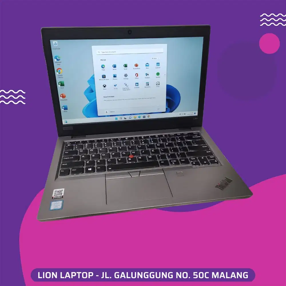 Core i5 Gen 8 RAM 8GB SSD 256GB Lenovo Thinkpad L390 [19|01]