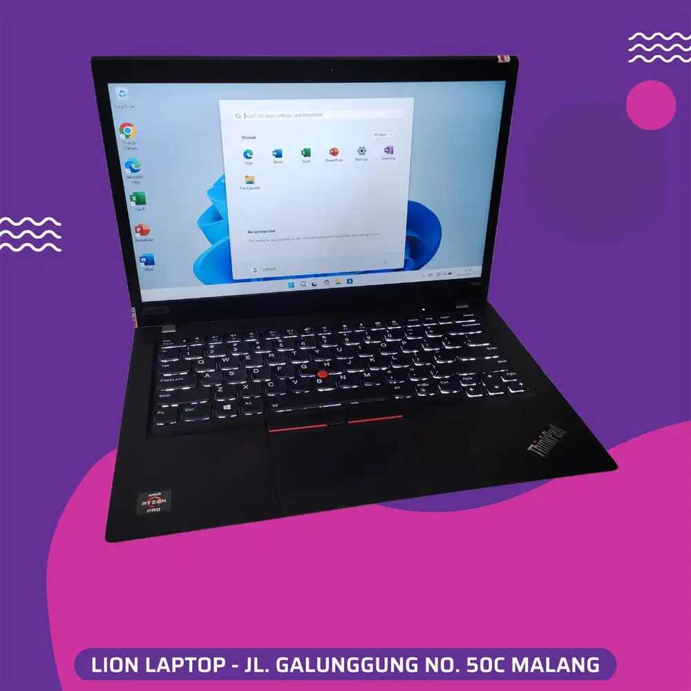 AMD Ryzen 5 PRO 3.7Ghz 8/256 VGA 2GB Lenovo Thinkpad T495s [19|01]