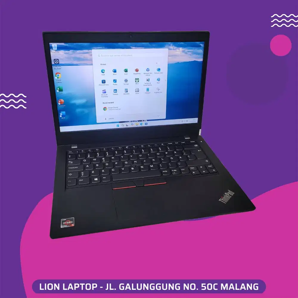 Gaming/Editing AMD Ryzen 5 PRO 8/256 MULUS Lenovo Thinkpad L14 [19|01]