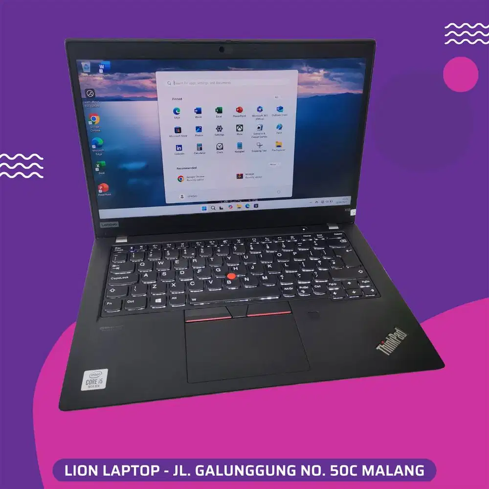 Core i5 Gen 10 slim mulus RAM 8GB SSD 256 Lenovo Thinkpad X13 [19|01]
