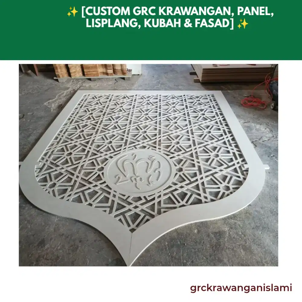 Mihrab masjid GRC Depok terbaru