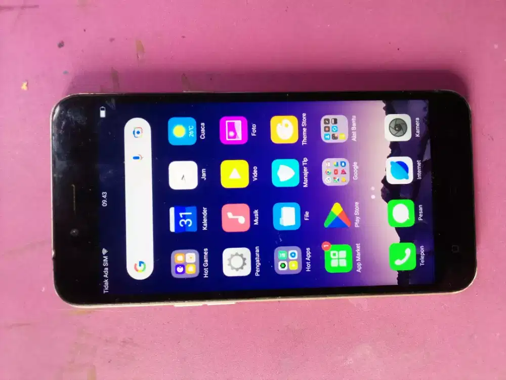 Oppo A71 minus tombol on off keras