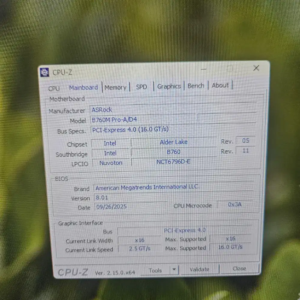 Motherboard ASRock B760M Pro-A/D4
