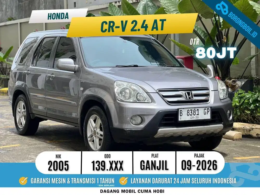Termurah!!! | SUV Nyaman Honda CarV 2.4 Metik 2005 Abu Abu