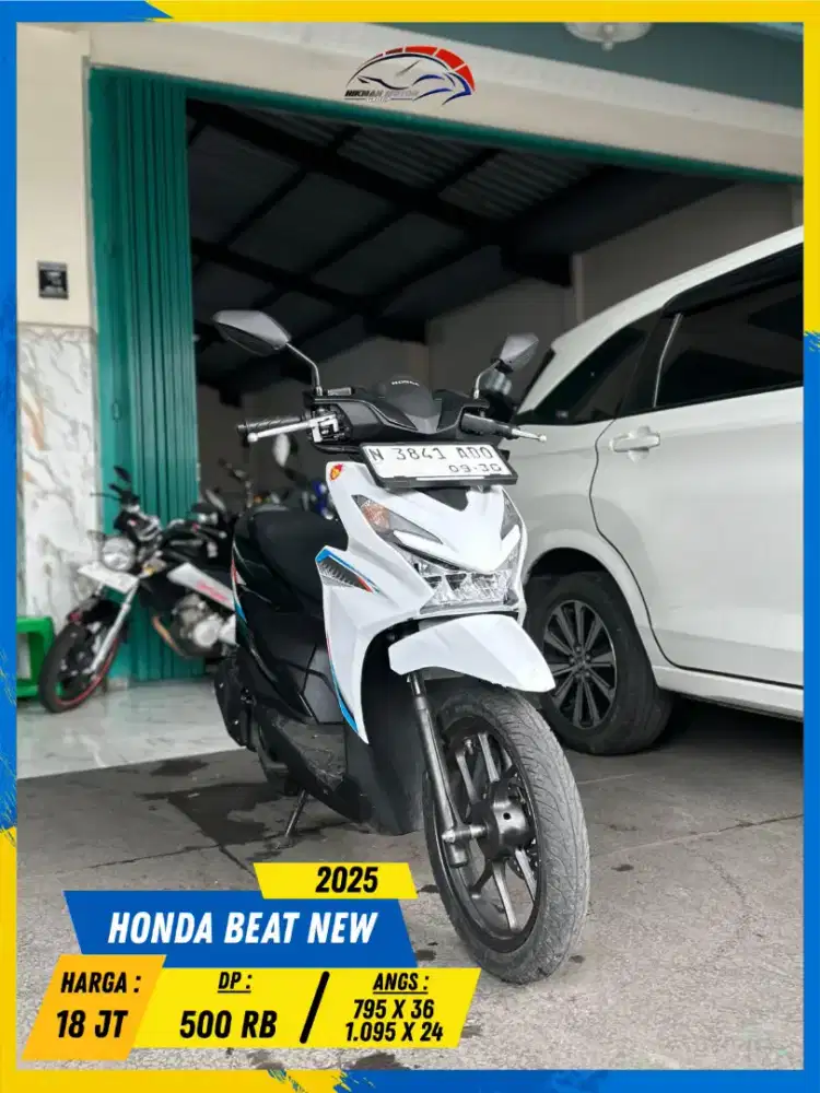 HONDA BEAT NEW 2025 LIKE NEW BOSSKU HIKMAH MOTOR KEPUH MALANG