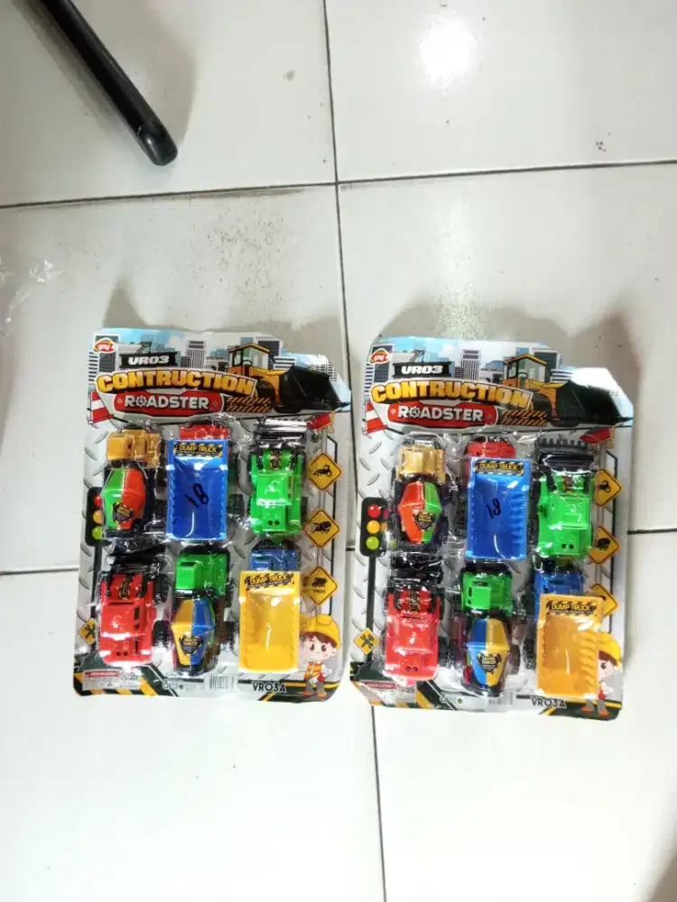 Mainan Anak Truk Konstruksi isi 6