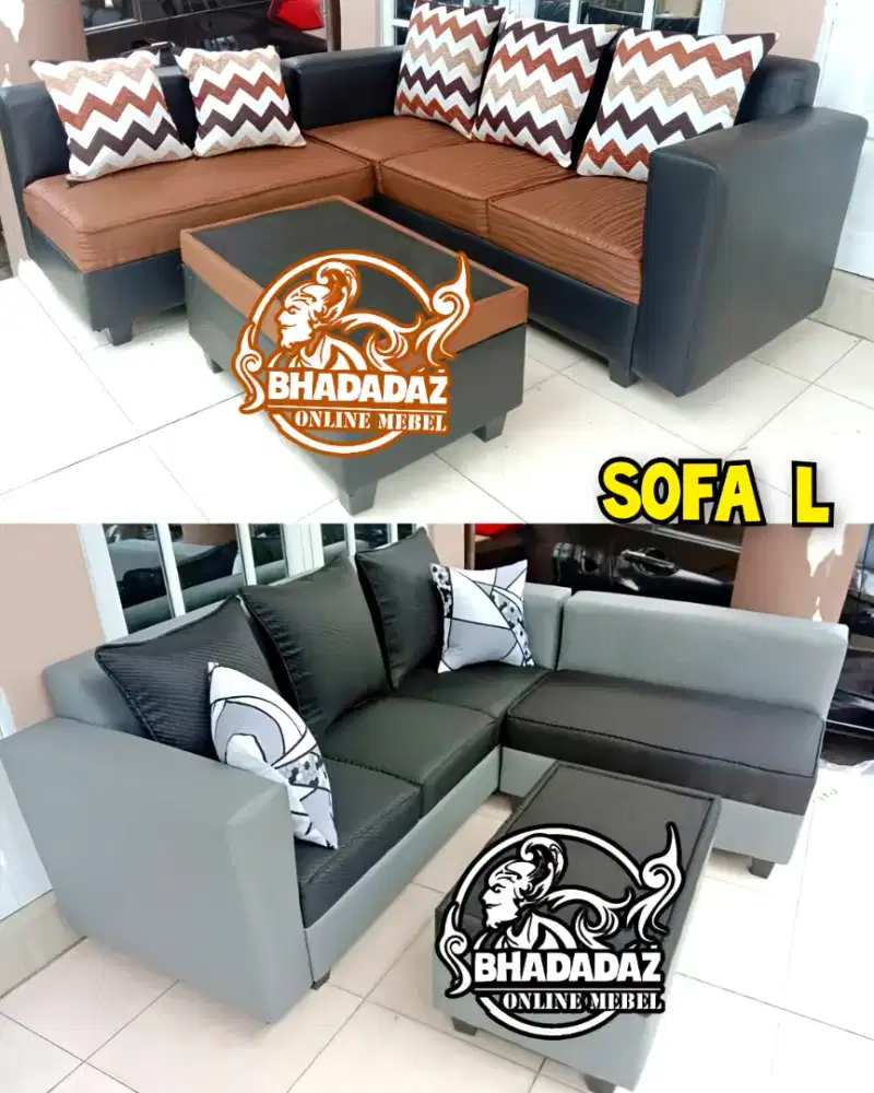 Sofa L Ruang Tamu Minimalis