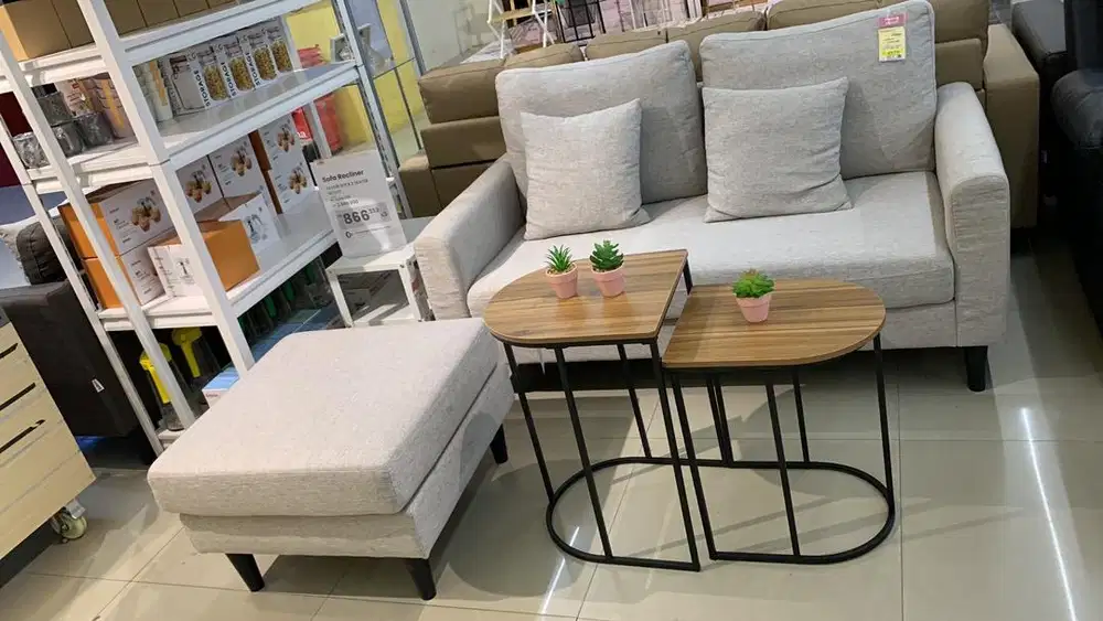 Set meja sofa minimalis