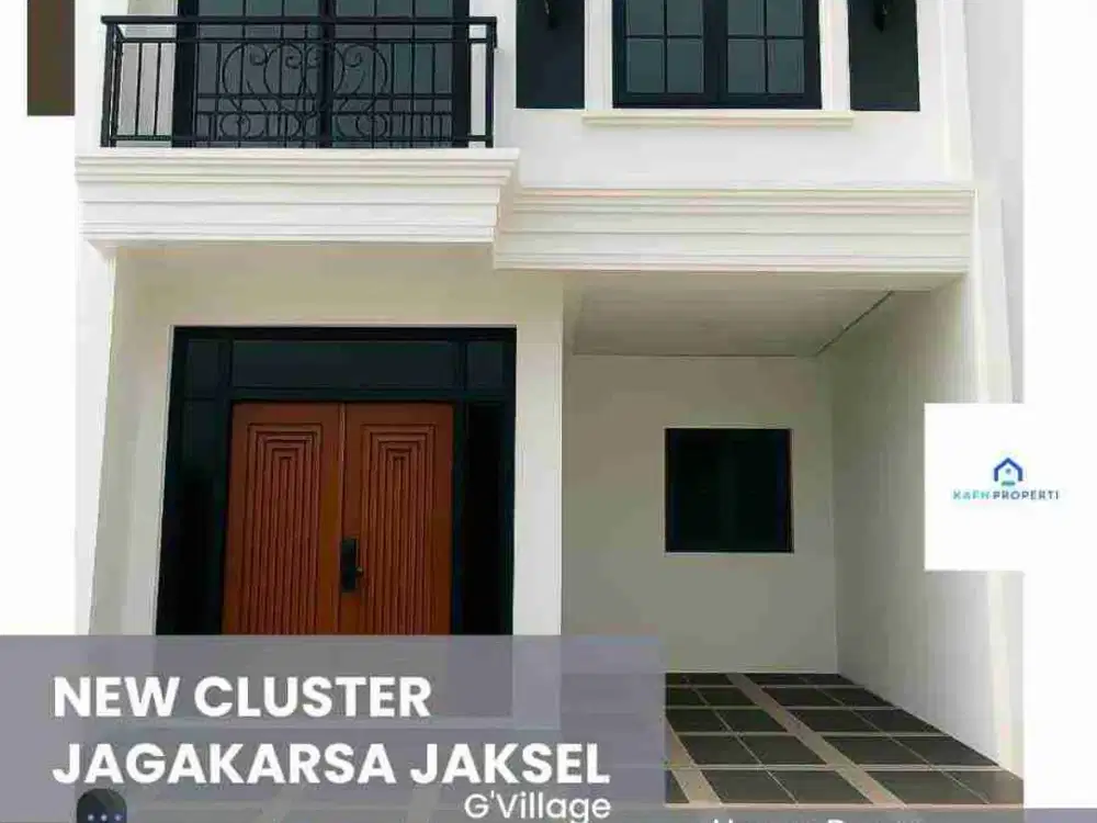 di jual rumah 2 lantai di lokasi strategis bebas banjir di jagakarsa