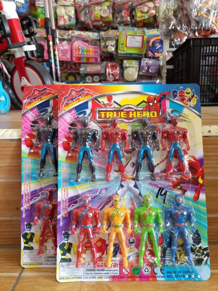 mainan anak super true hero isi 8