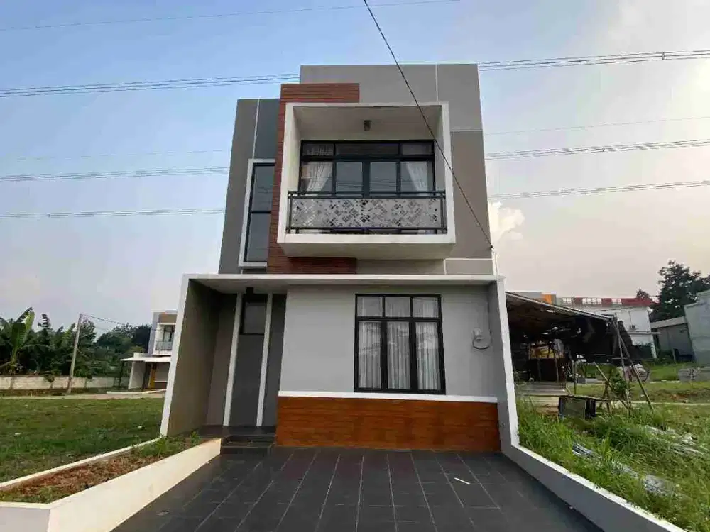 di jual rumah 2 lantai di cinangka depok lokasi strategis