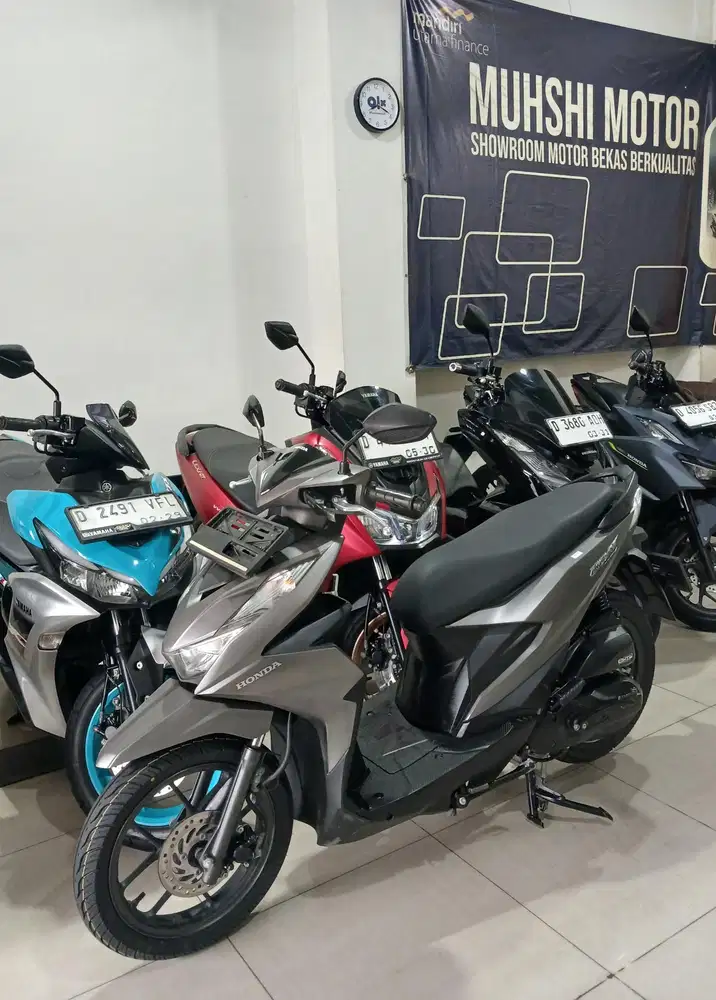 BEAT DELUXE CBS ISS TAHUN 2023, SEPERTI BARU, MUHSHI MOTOR.