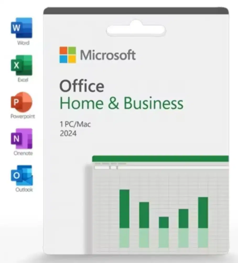 Microsoft Office Home & Business 2024 Original Retail Box | 1 PC/Mac