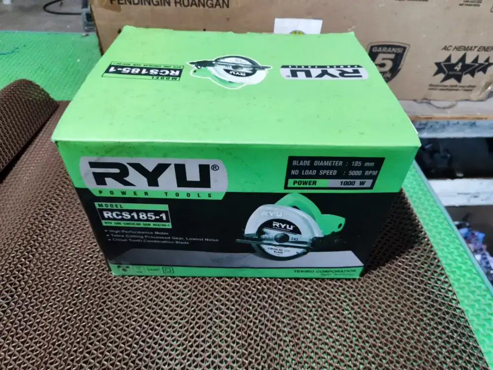 RYU Mesin Gergaji Potong Kayu - Circular Saw Mesin RCS 185-2 ORIGINAL
